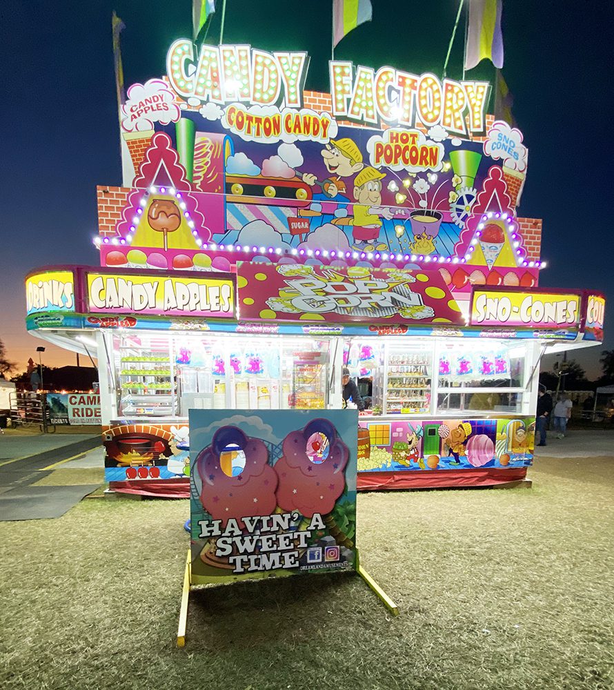 Cotton Candy Photo Stand-In